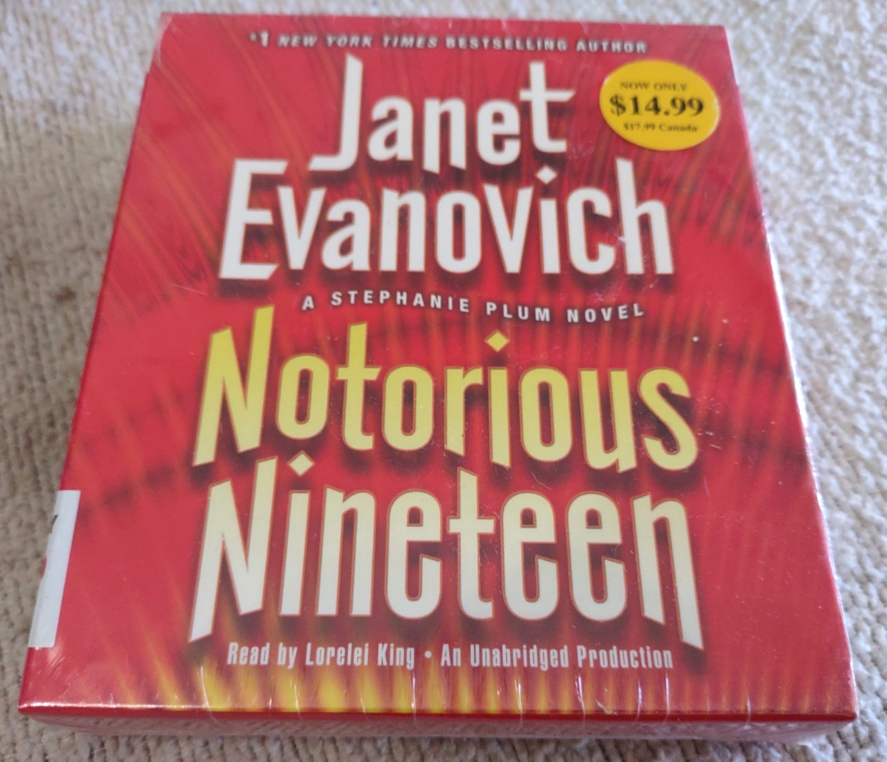 Notorious Nineteen : Stephanie Plum Novel by Janet Evanovich 2014 NEW Audiobook