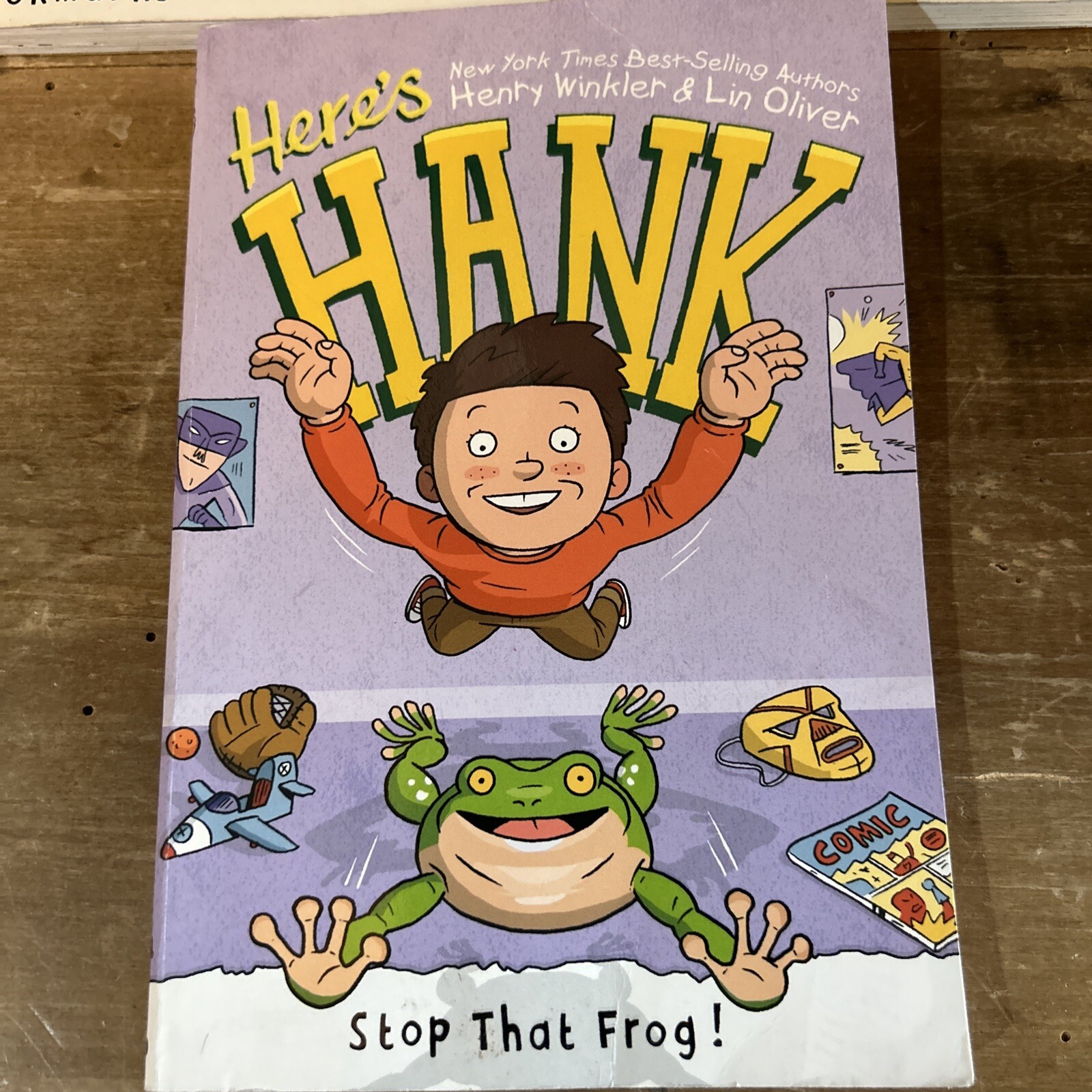 Lot 3 Here’s Hank Books Bookmarks Are People Too! #1 #3 #7 Stop That Frog More