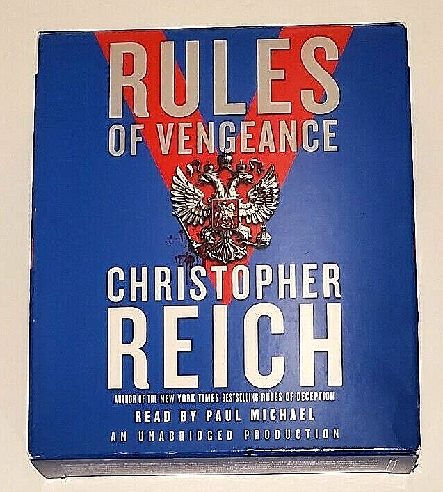 🎁 CHRISTOPHER REICH Audio Book CD~RULES OF VENGEANCE~Unabridged