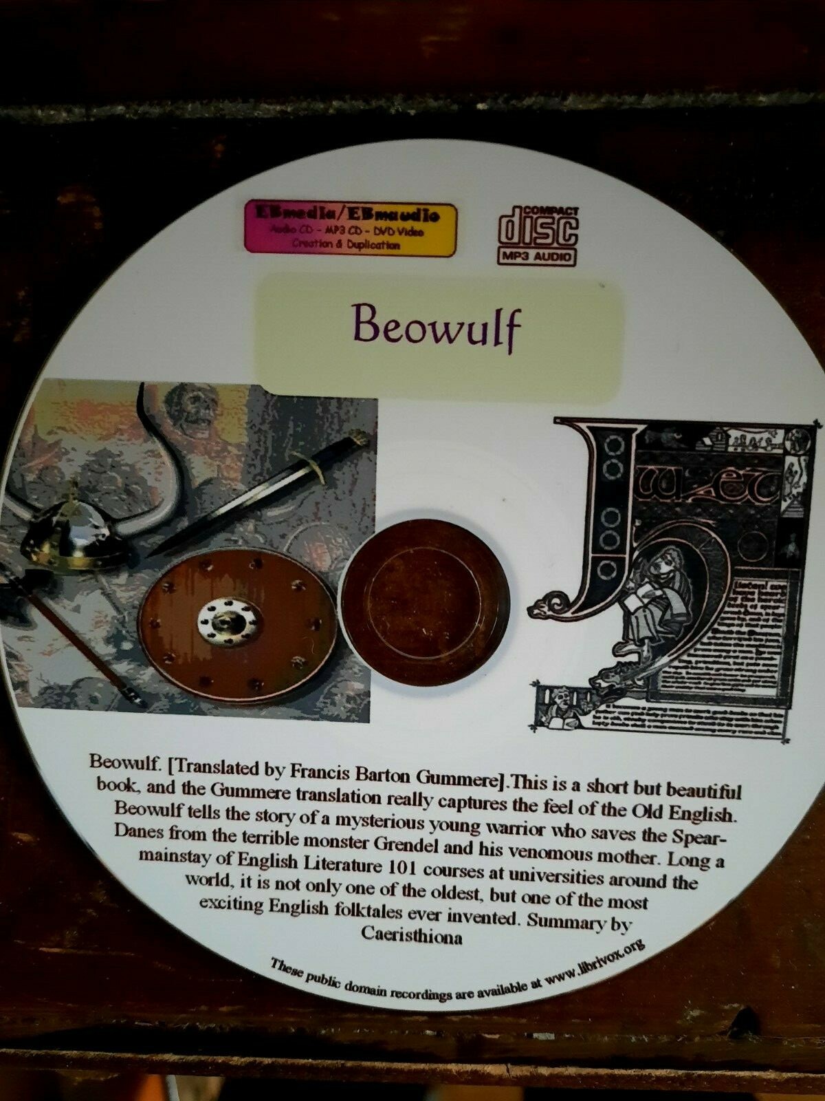Beowulf / Unabridged Audiobook Mp3 CD 3+Hrs