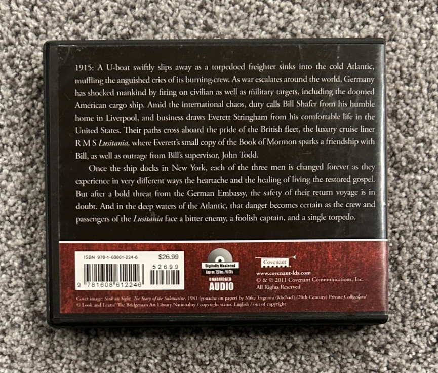 Attack the Lusitania! by Jerry Borrowman — LDS Audiobook on CD (Unabridged)