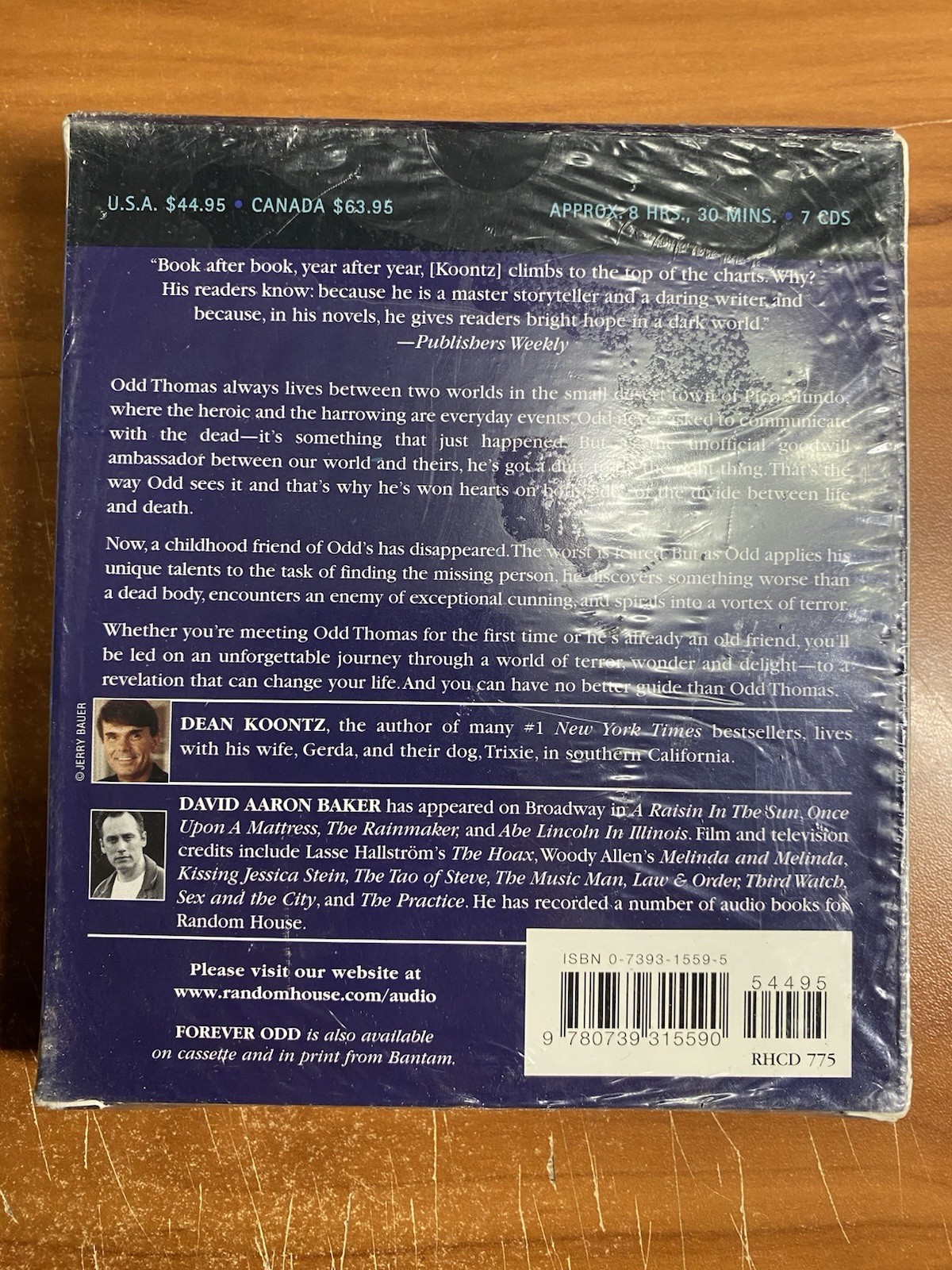 Forever Odd by Dean Koontz 2005 Compact Disc Unabridged 7 CDs Odd Thomas Ser