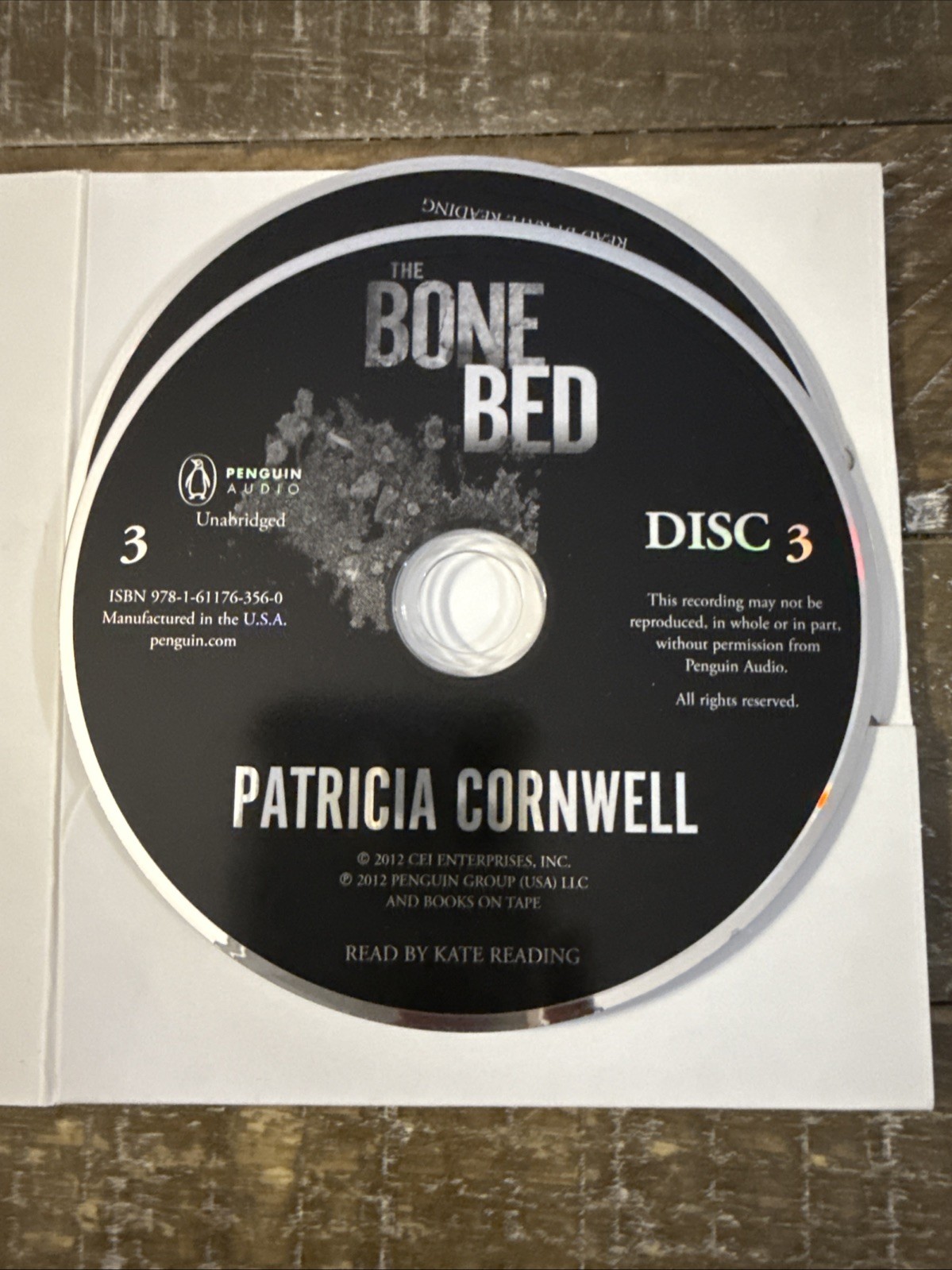 The Bone Bed Patricia Cornwell CD Audio Book
