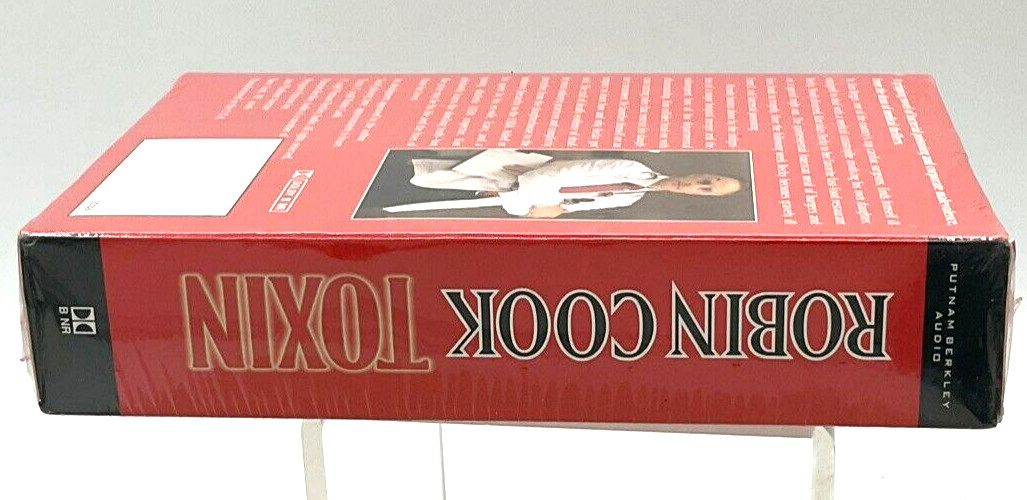 Vintage SEALED Robin Cook “Toxin” Audiobook 4 Cassettes Jason Culp Penguin USA