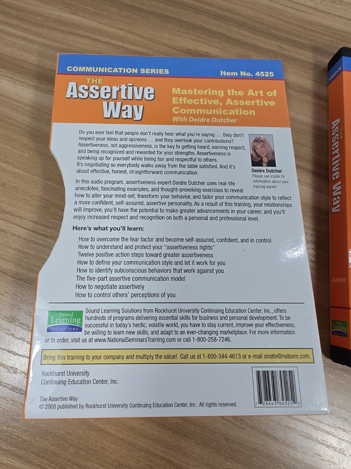 The Assertive Way Mastering the Art of Effective, Assertive Communication 6 Cd’s
