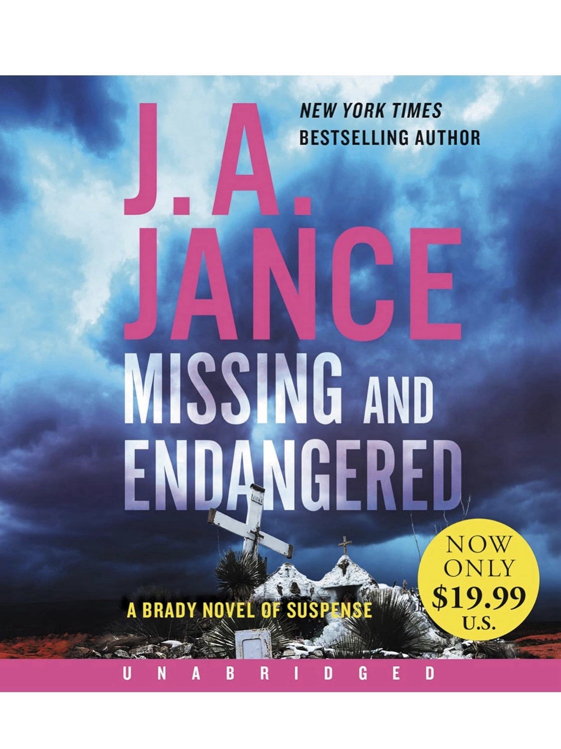 Missing and Endangered Low Price : A Brady Novel of Suspense CD Spoken Like New