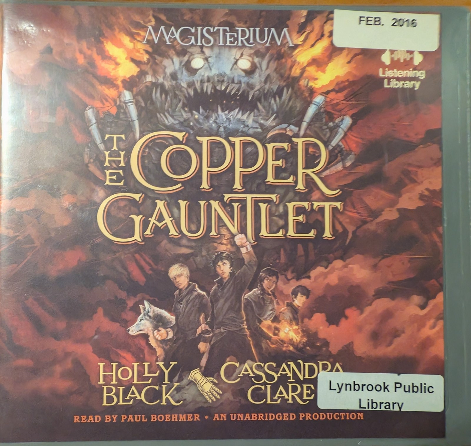 The Copper Gauntlet Audiobook — Magisterium #2 by Black & Clare — 7 CDs
