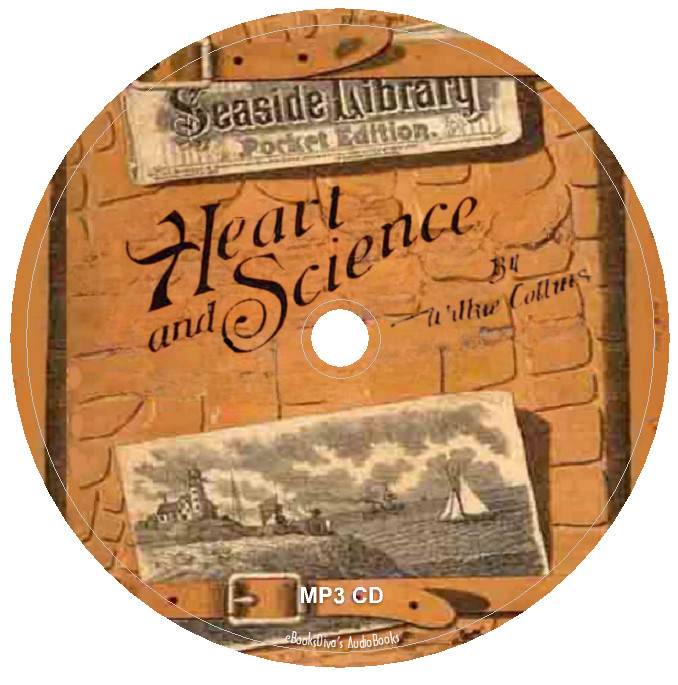 Heart and Science Wilkie Collins Classic Romance Audiobook in 1 MP3 Audio CD