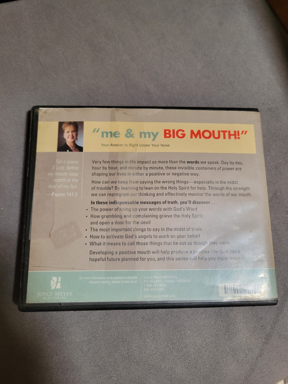 Joyce Meyer Audiobook CD Lot of 7 — Christianity & Self-Help Audio CDs
