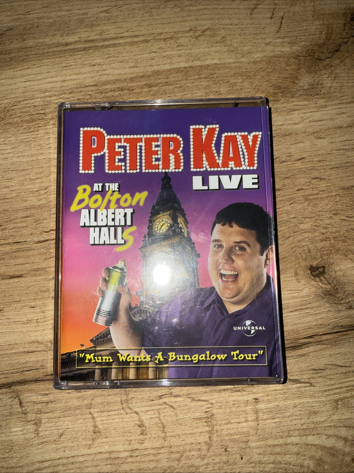 Peter Kay — Live at Bolton Albert Halls (2xAudio Cass 2003) Mum Bungalow Tour