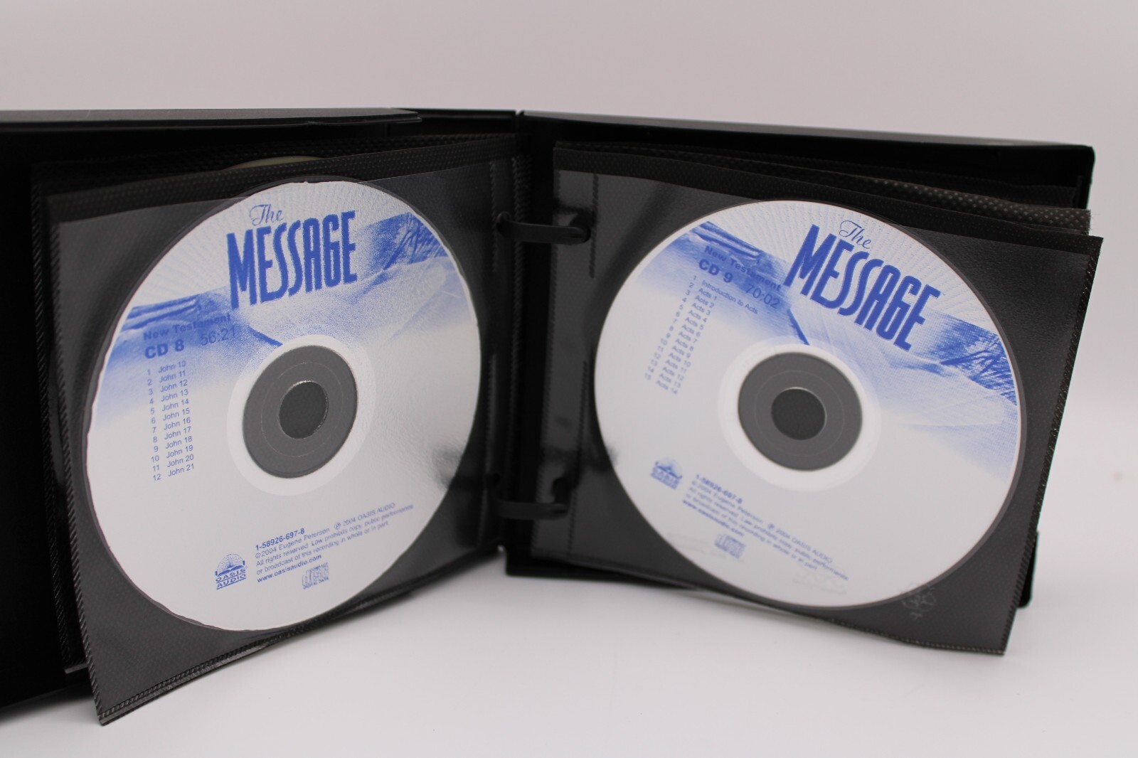 The Message Bible: New Testament Oasis Audio 20 CDs Unabridged Contemporary