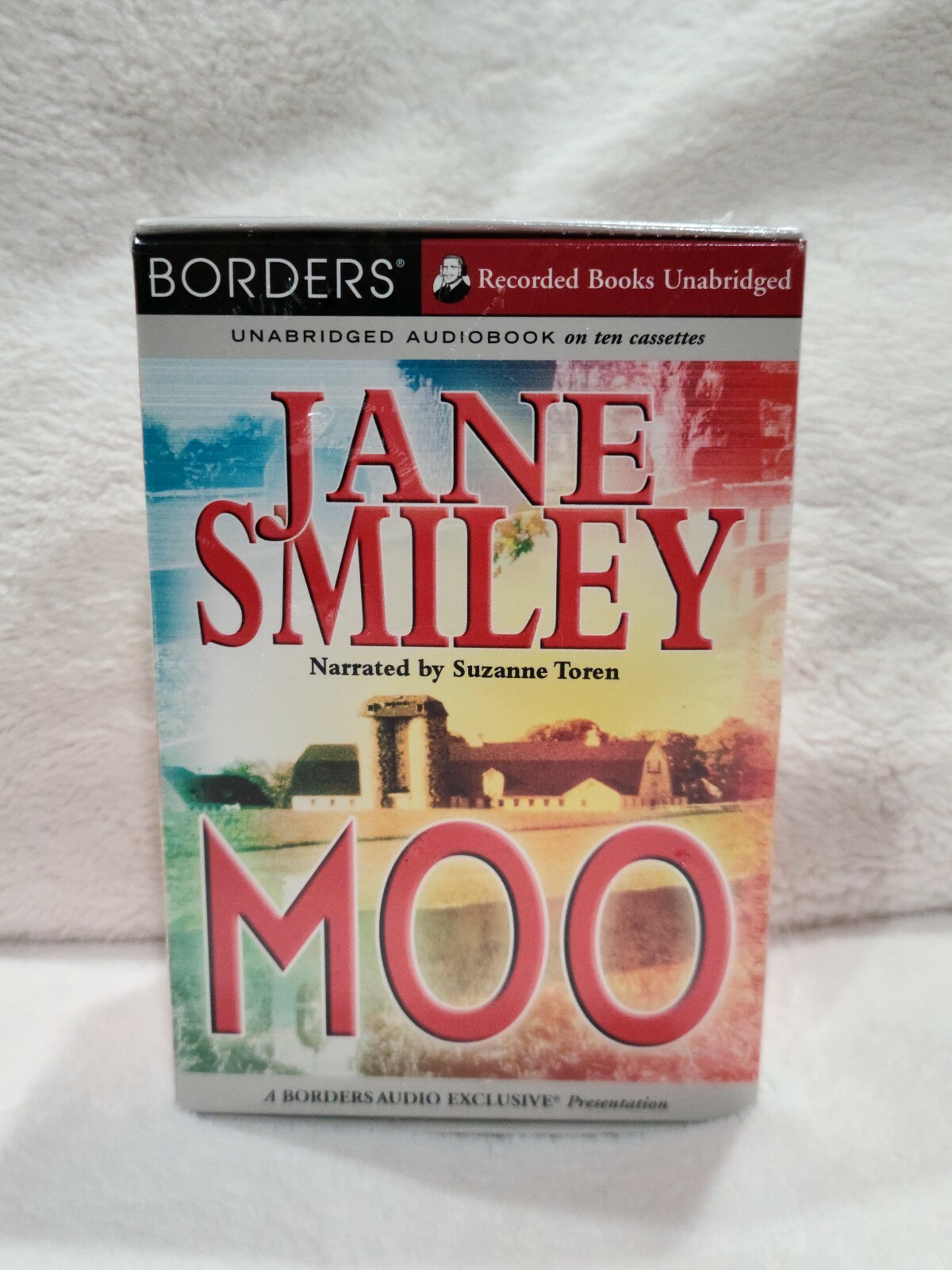 NEW Moo By Jane Smiley Unabridged Audiobook TEN CASSETTES