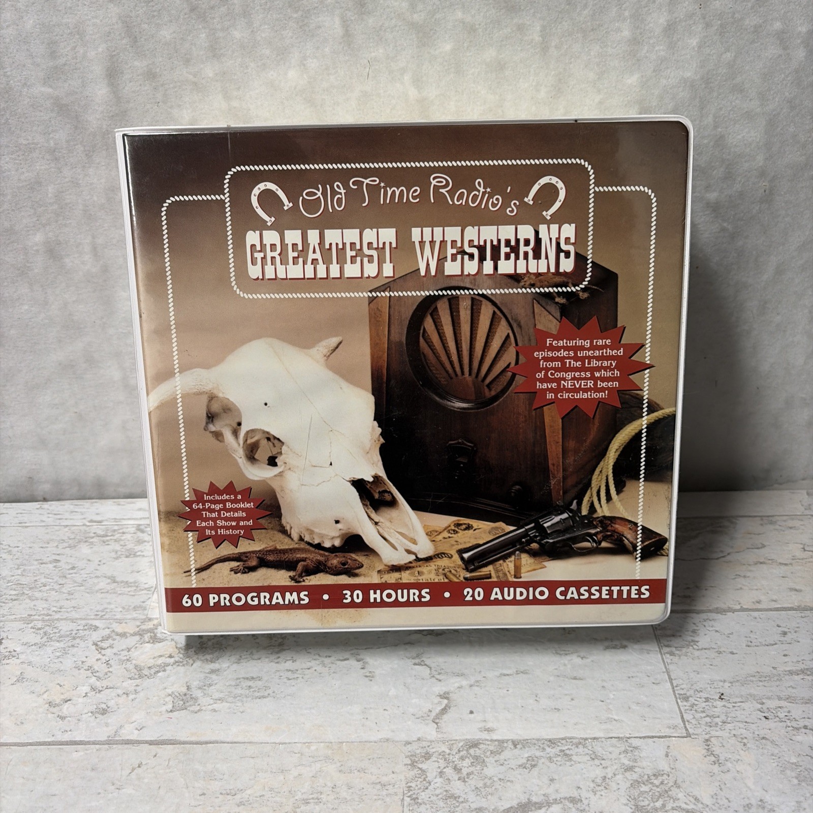 Old Time Radio Set THE GREATEST WESTERNS 20 cassettes, 30 hours LONE RANGER