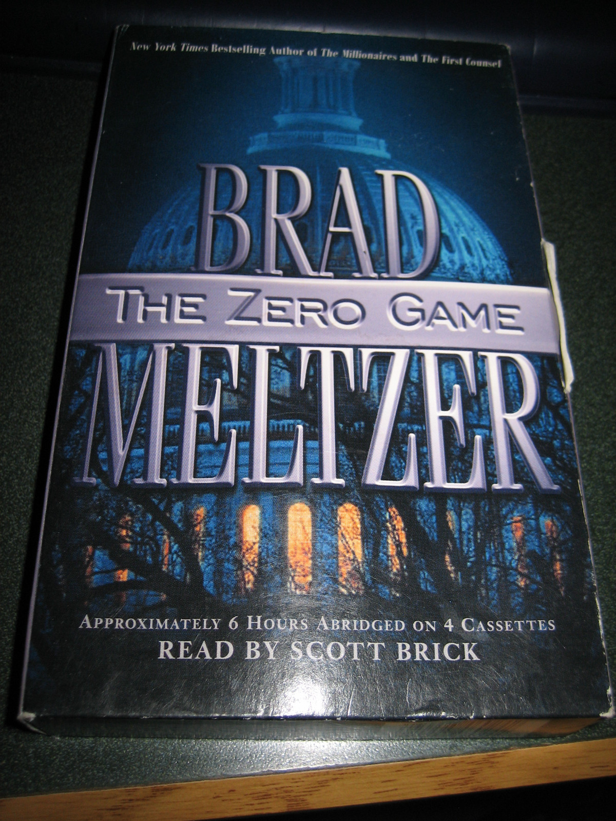 The Zero Game by Brad Meltzer (2004, Cassette, Abridged)