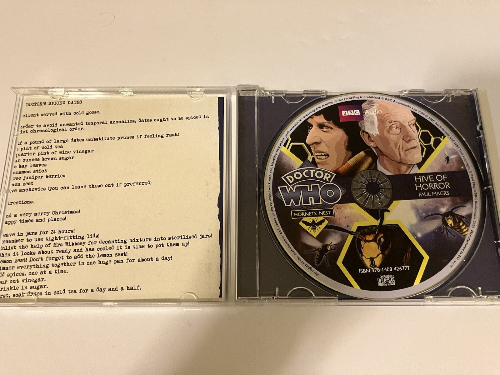 DOCTOR WHO HIVE OF HORROR CD AUDIOBOOK HORNETS NEST 2009 BBC PAUL MAGRS FRANKLIN