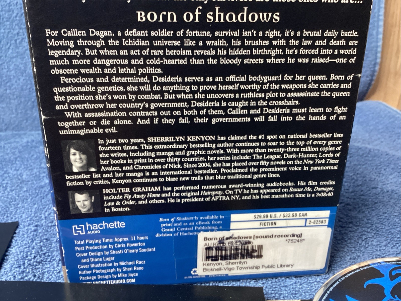 Born of Shadows 9 unabridged audio cd set Sherrilyn Kenyon a league novel