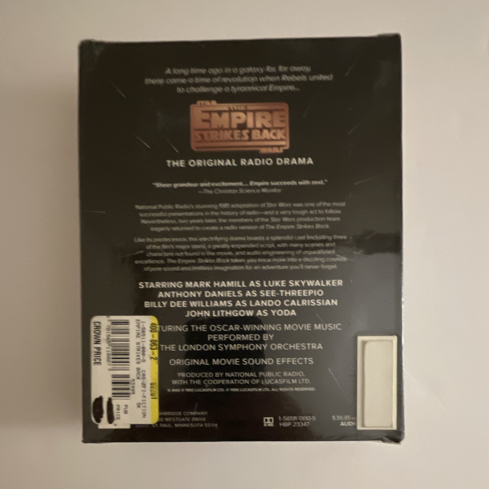 Star Wars The Empire Strikes Back Original Radio Drama Audio Cassette Box Set