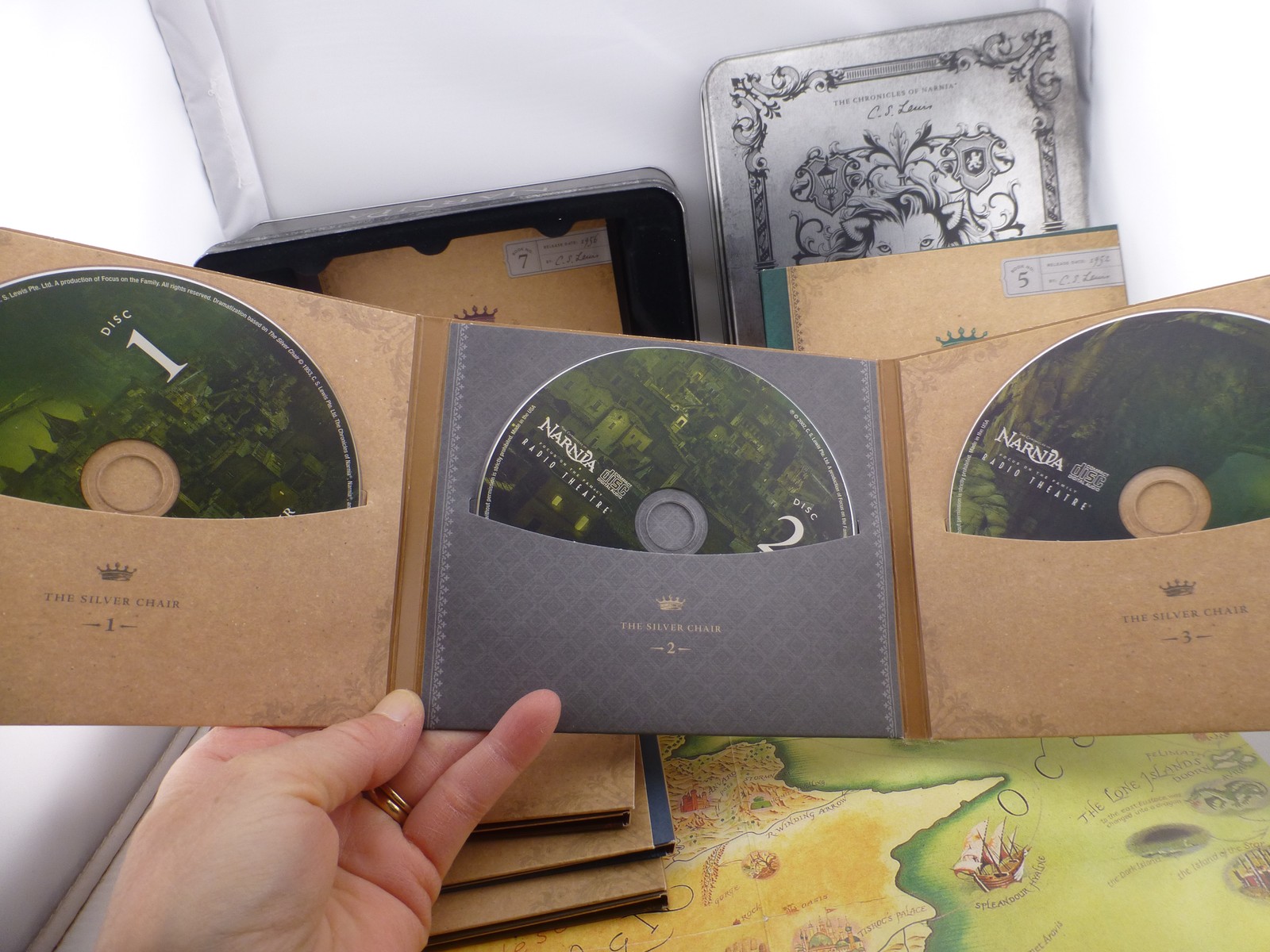 The Chronicles of Narnia Radio Theatre 7 Audiobooks CD Set by C.S. Lewis B13