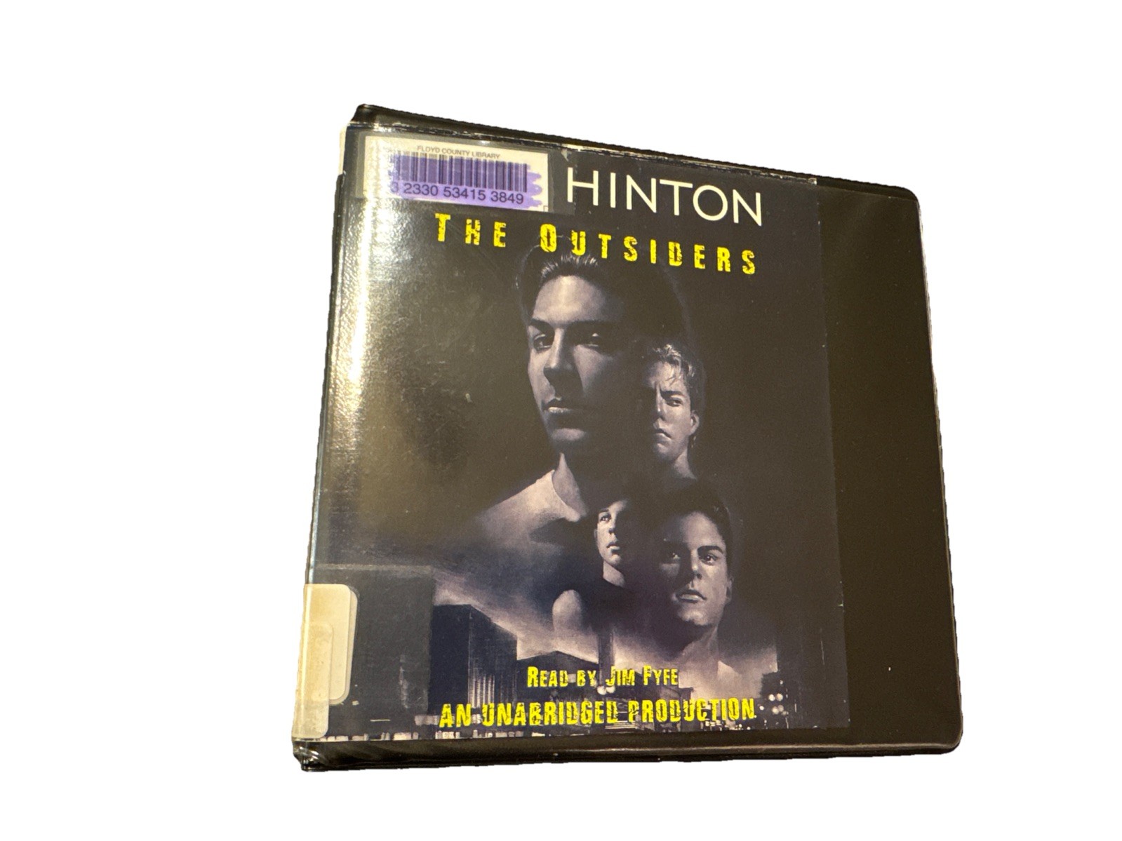 The Outsiders By S.E. Hinton Read by Jim Fyfe Listening Library Audio Book Discs