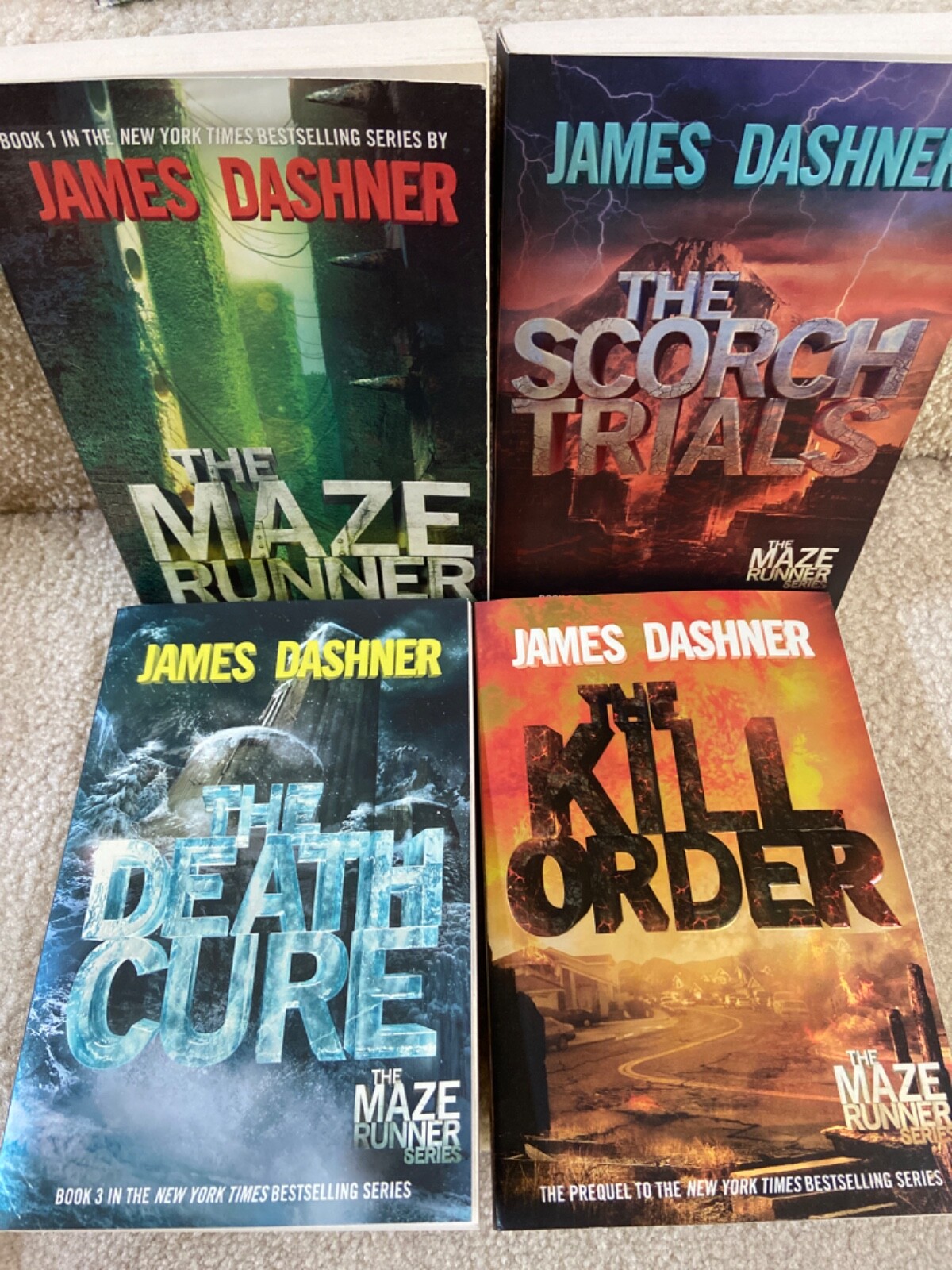 The Maze Runner Series — James Dashner | 4 Book Collection