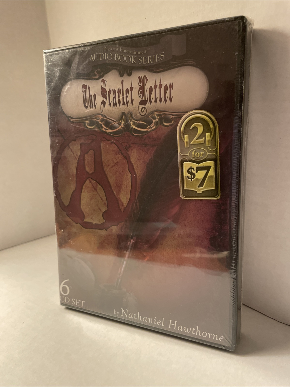 The Scarlet Letter by Nathaniel Hawthorn — 6 CD Audiobook — Brand New Sealed