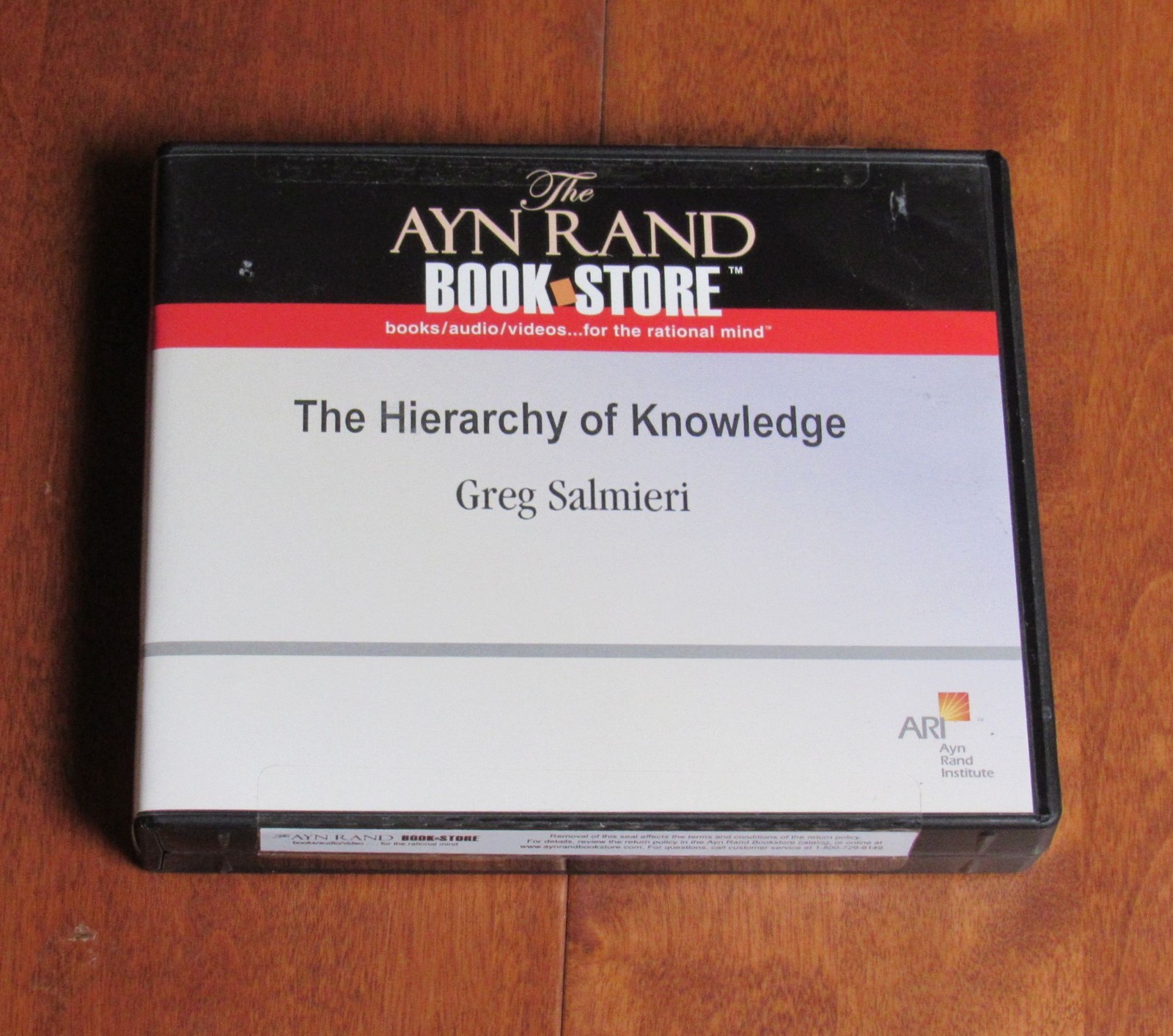 The Hierarchy of Knowledge By Greg Salmieri (5-CD set) — Ayn Rand Bookstore