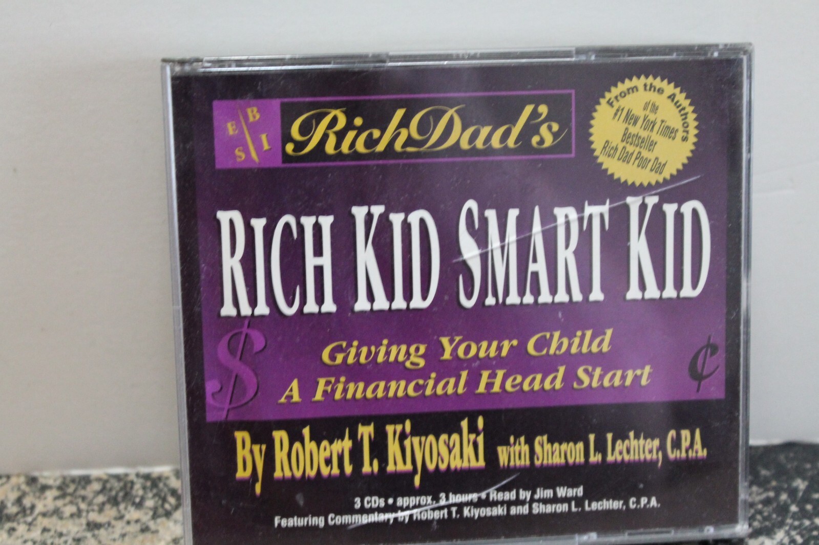 Business self-help CD audiobooks—How to Win Friends; Rich Kid, Smart Kid