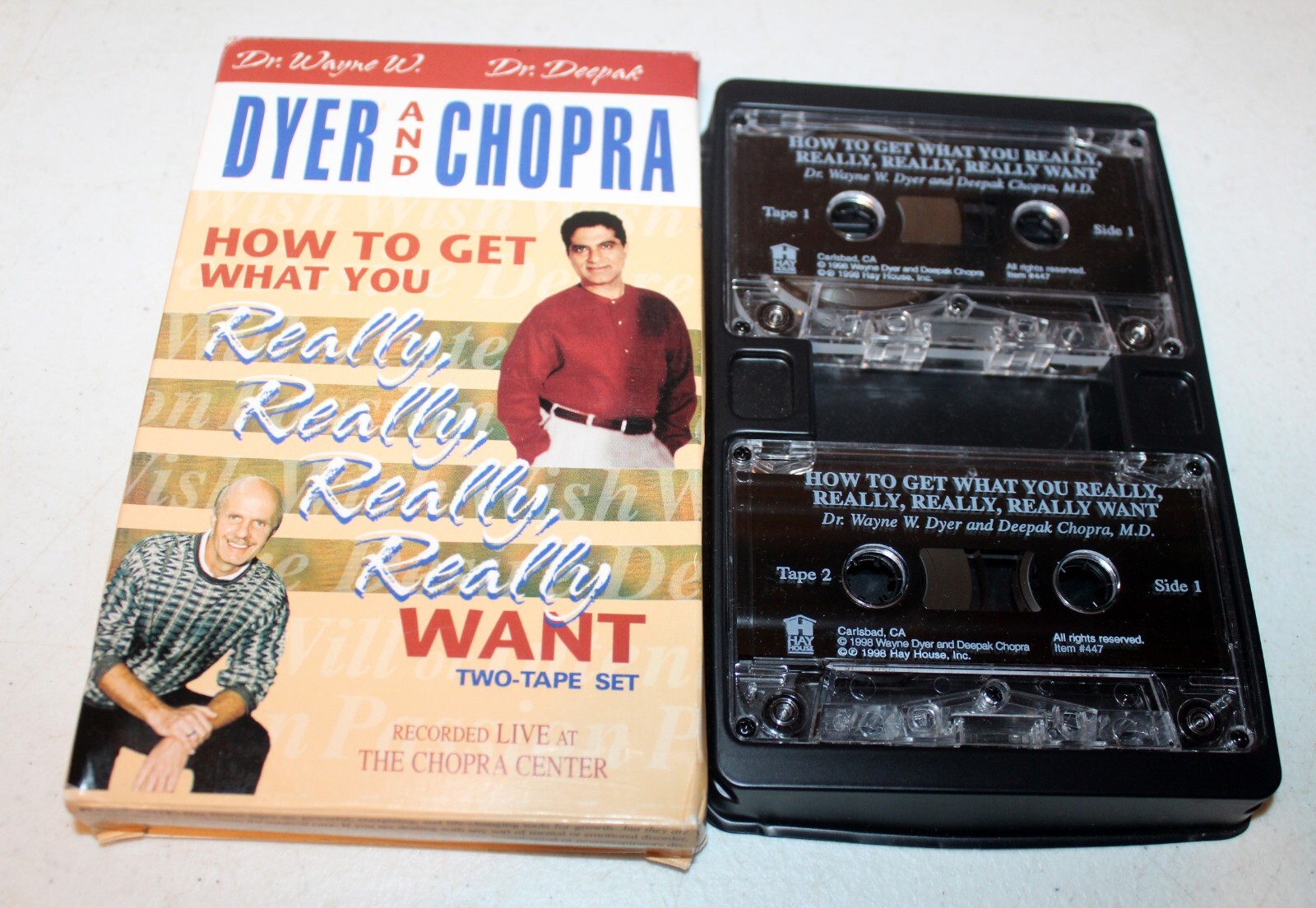 How to Get What You Really Want Deepak Chopra Wayne Dyer Audiobook Cassette