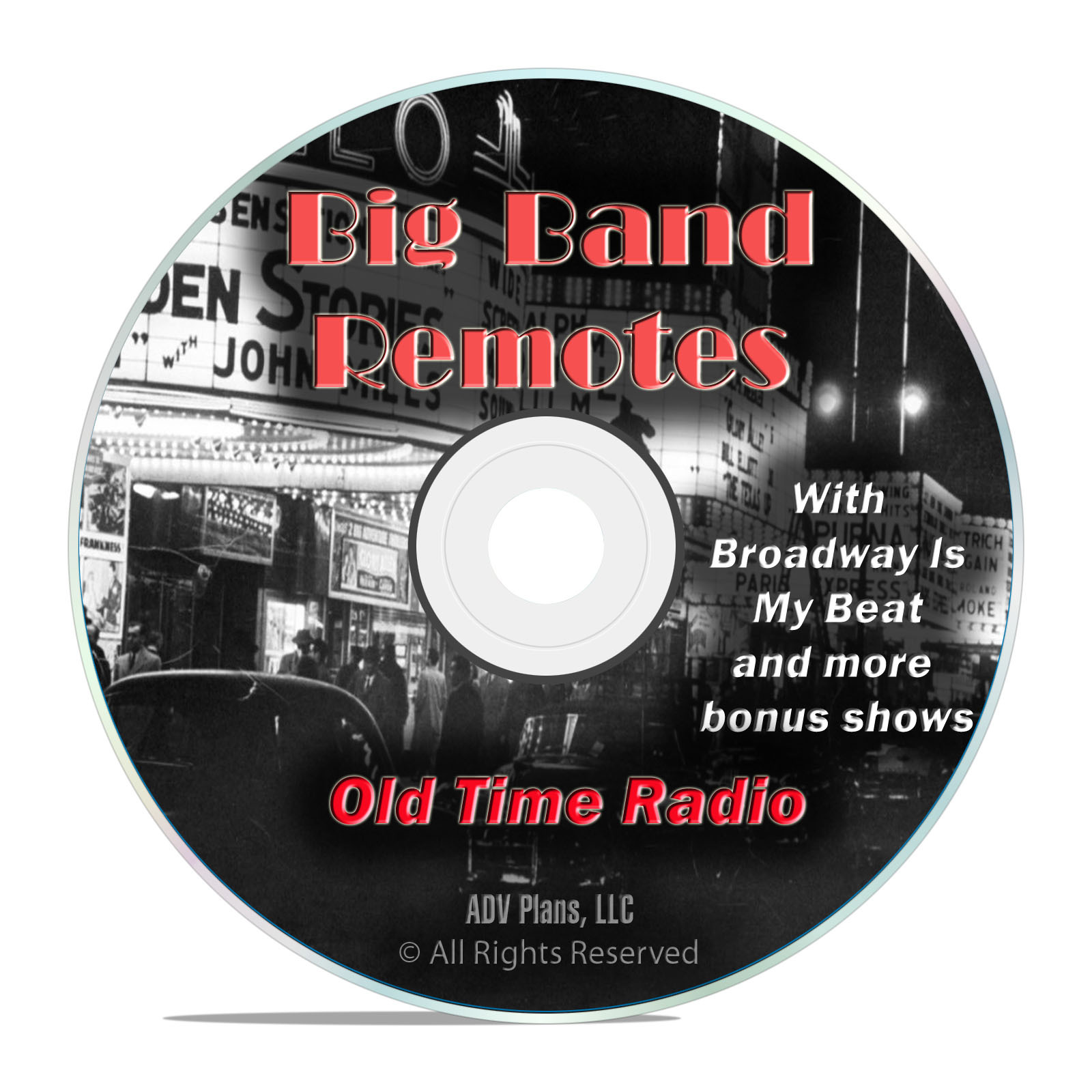 Big Band Remotes, 759 Old Time Radio Music Show, Country Western OTR DVD F93