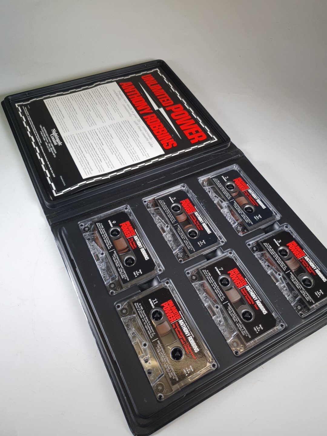 UNLIMITED POWER by Anthony Robbins Vintage 6 Cassette Tape Audio Book