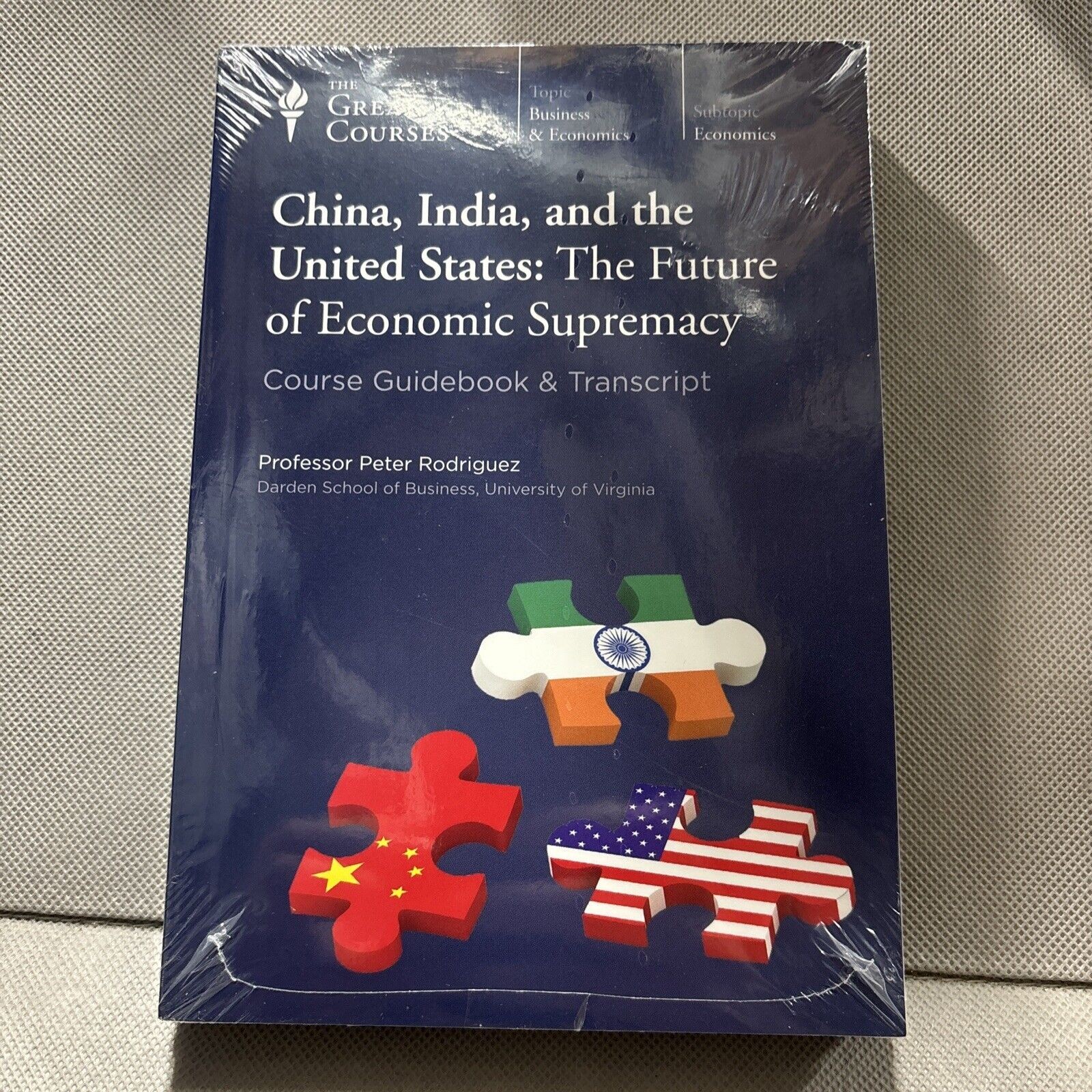 Great Courses: China, India, and the US The Future of Economic Supremacy CD/book