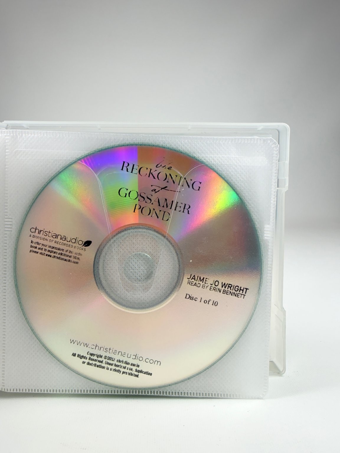 The Reckoning at Gossamer Pond by Jaime Jo Wright Audiobook CDs Unabridged 10