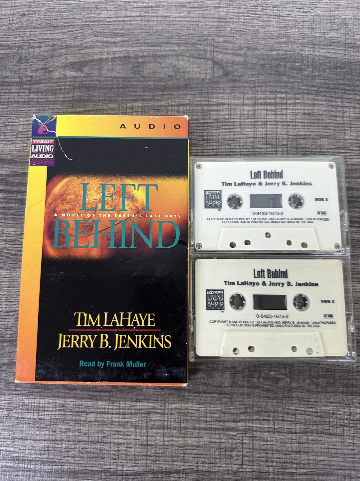 Left Behind Audiobook Cassette Tapes Tim LaHaye Jerry B. Jenkins Frank Muller