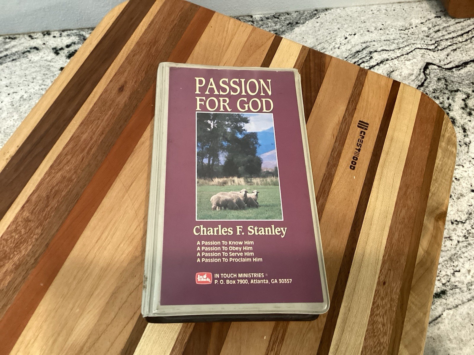Vintage 1990 Passion for God Charles Stanley Four Part Cassette Sermon