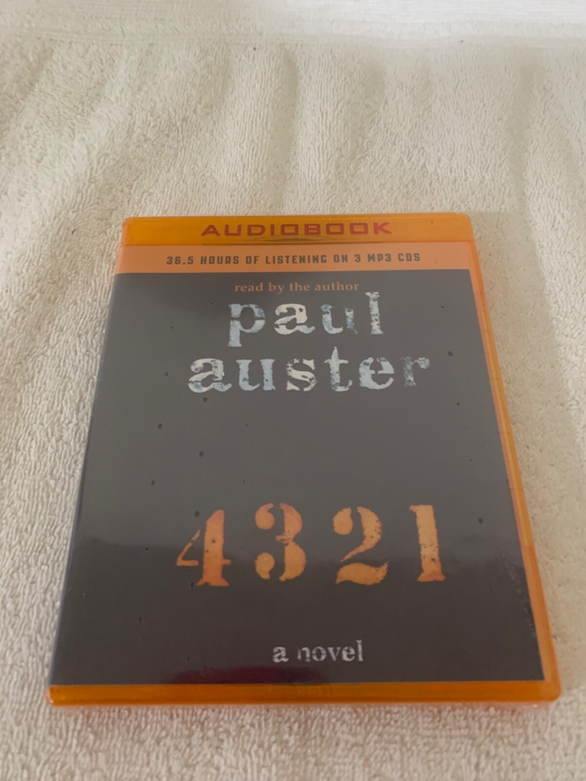 Paul Auster 4321 CD Audiobook Novel Read By Author Brand New & Sealed