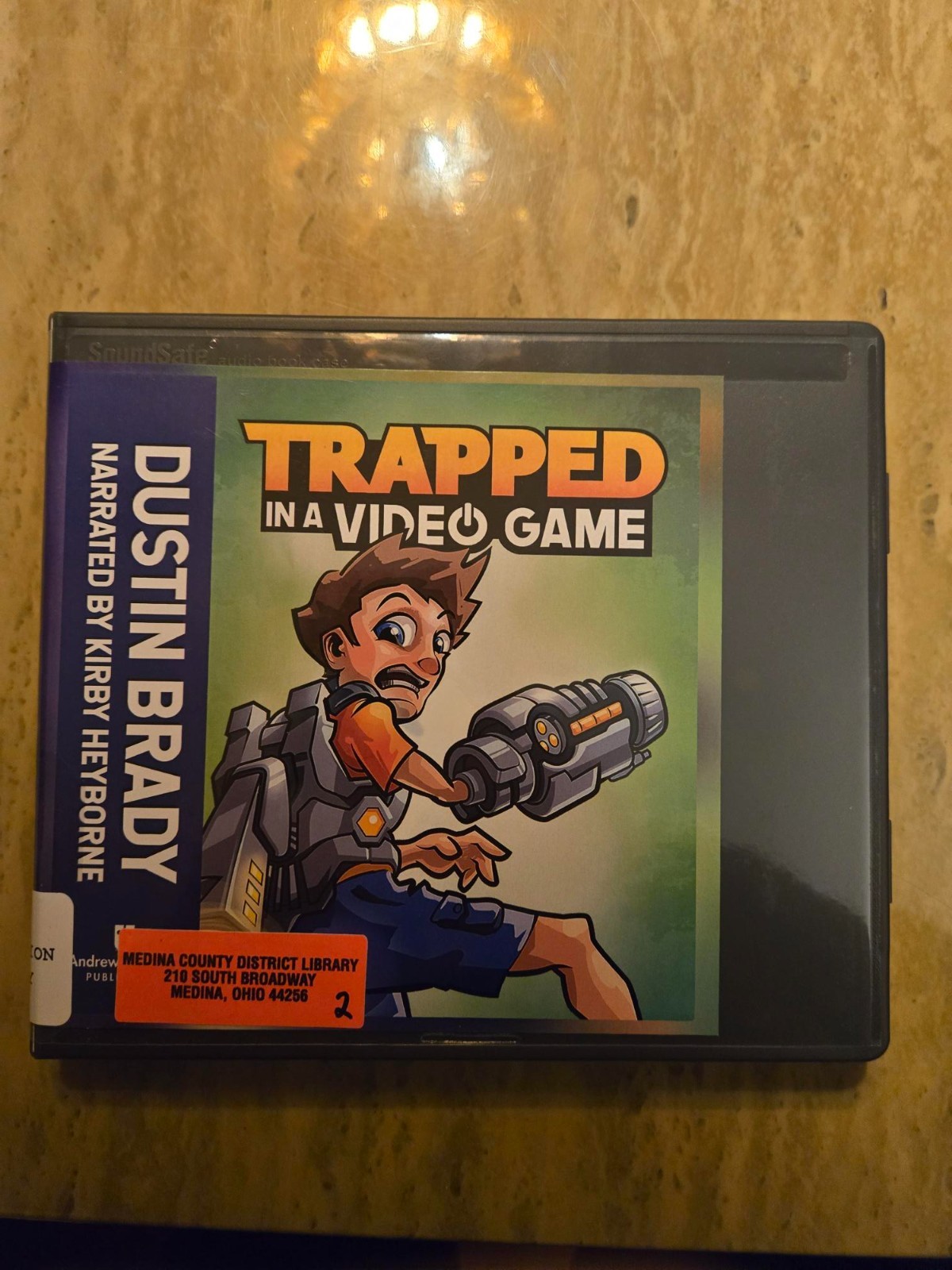 Trapped in a video game (ex-lib CD audiobook)