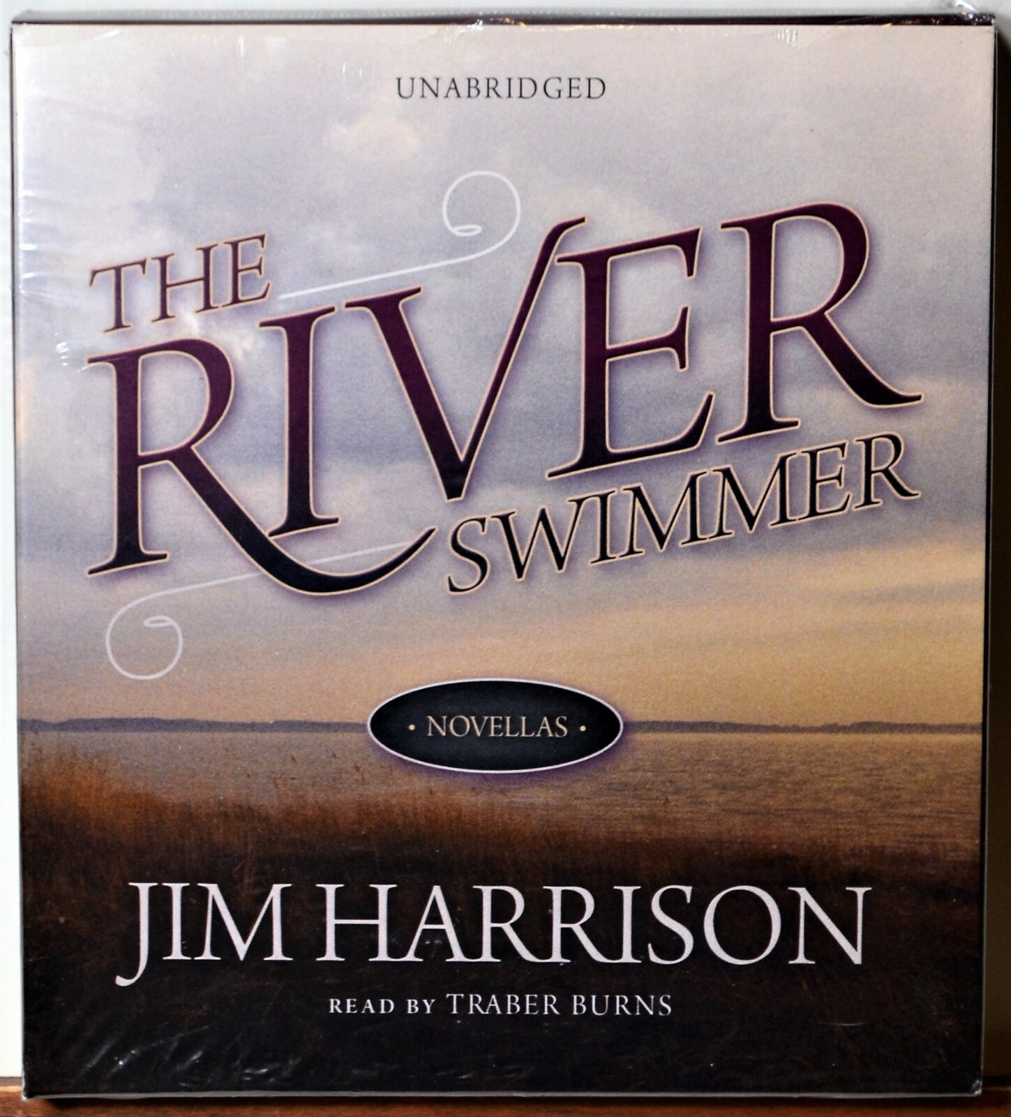 Audiobook 4-CD The River Swimmer Novellas Jim Harrison Stories Literary Fiction