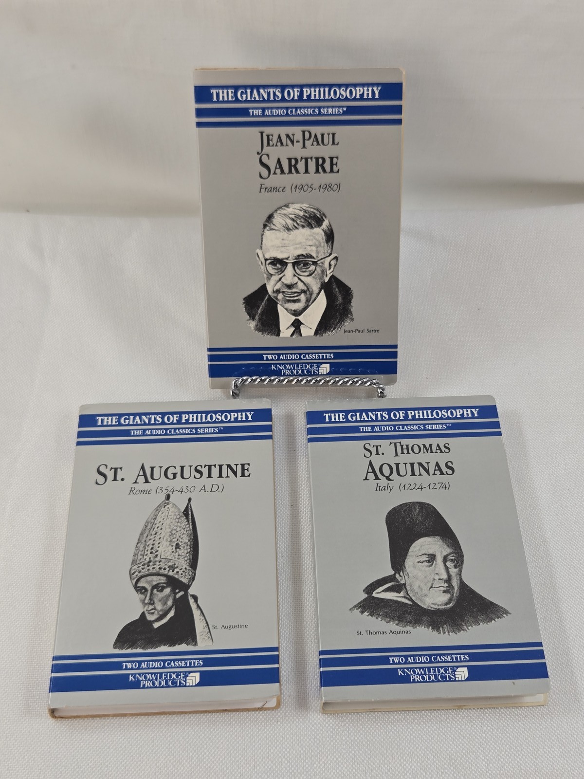 Giants of Philosophy Audiobooks Charlton Heston Narrator Jean-Paul Sartre