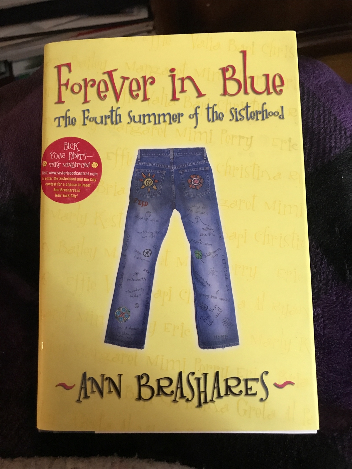 Forever in Blue by Ann Brashares 2007 Hardcover SIGNED 1st/1st Autographed NEW