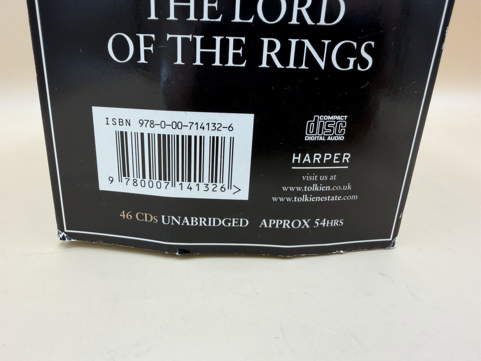 The Lord Of The Rings Unabridged Audiobook Boxset — 46 CDs — Rob Inglis — 2018