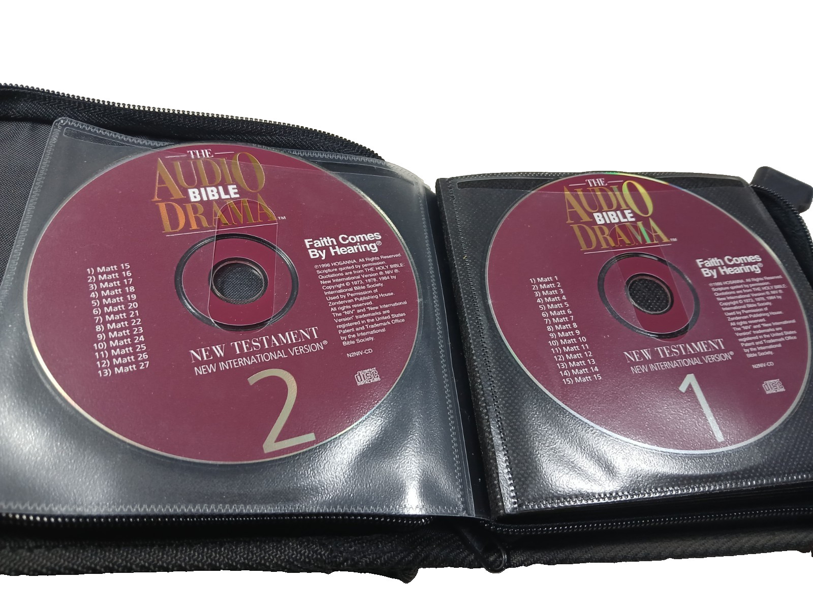 The Audio Bible Drama — Faith Comes By Hearing New Testament 16 CD Set in Case