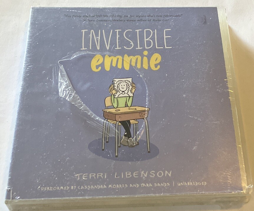 Invisible Emmie 2-Disc CD Audiobook Set By Terri Libenson Unabridged NEW