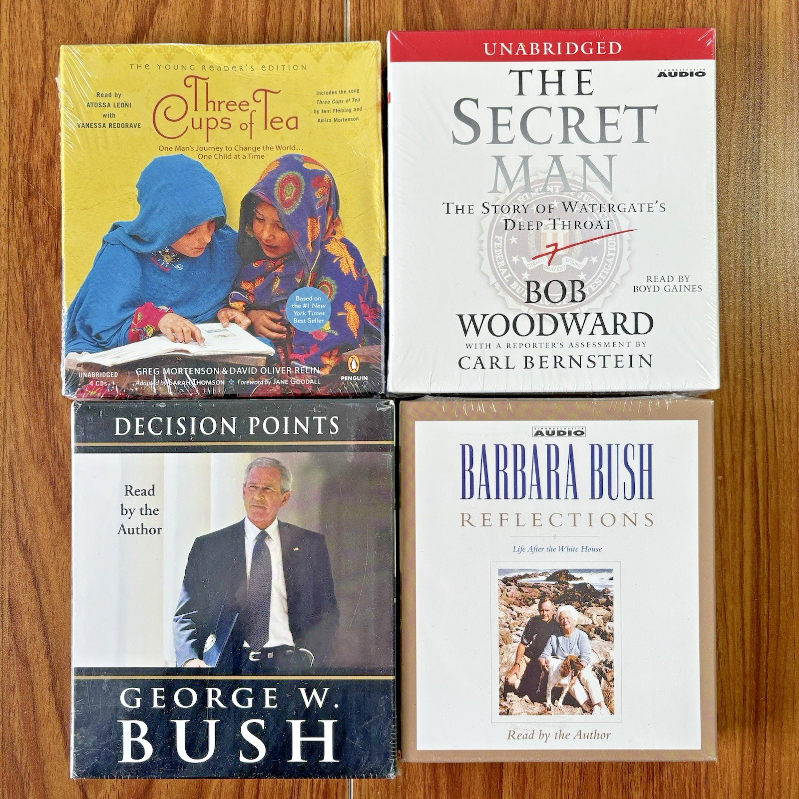 Lot of 4 MEMOIRS Unabridged and Abridged Audio Books on CD NEW