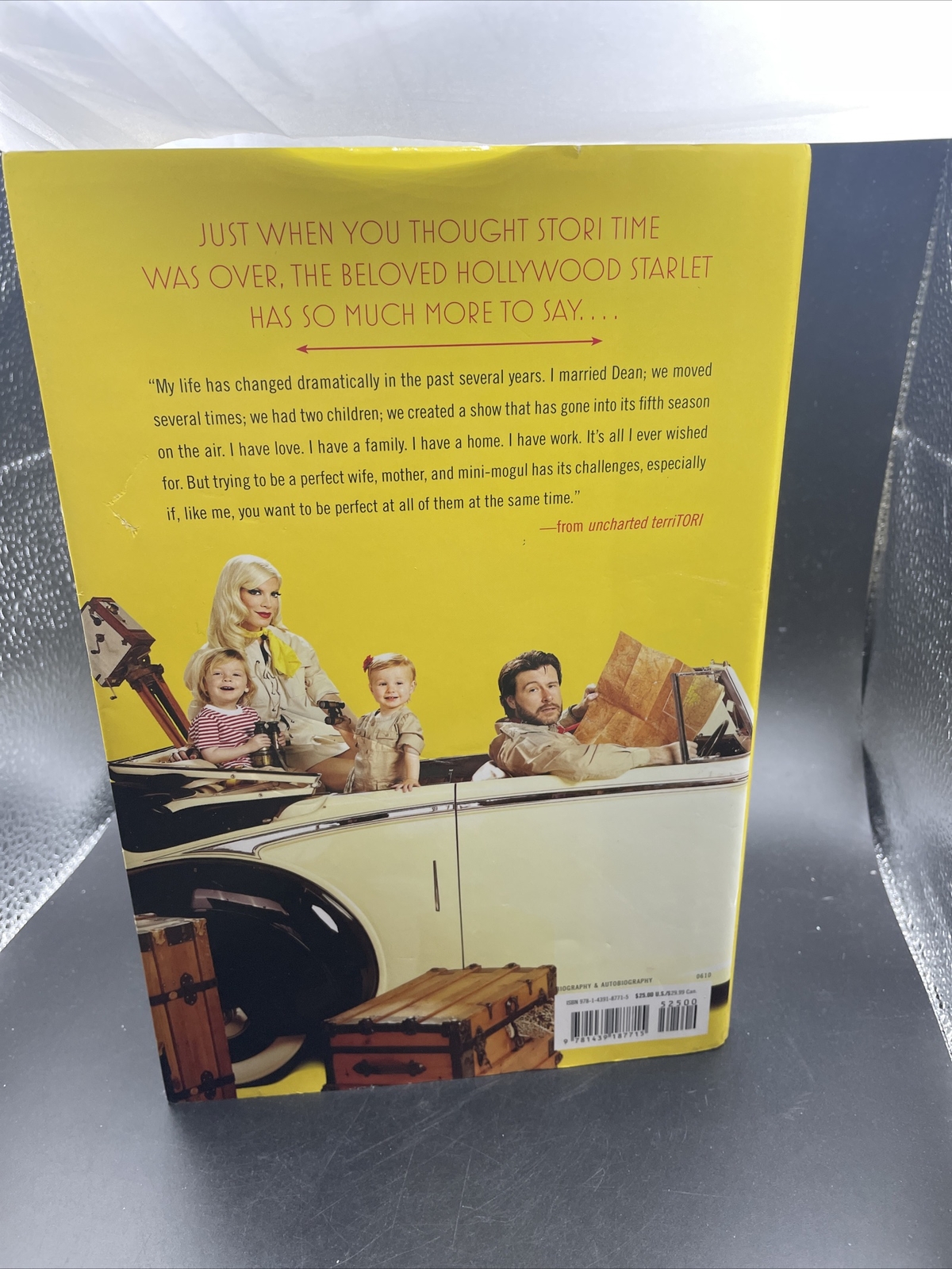 SIGNED Tori Spelling And Dean McDermott Uncharted Territori Hardcover