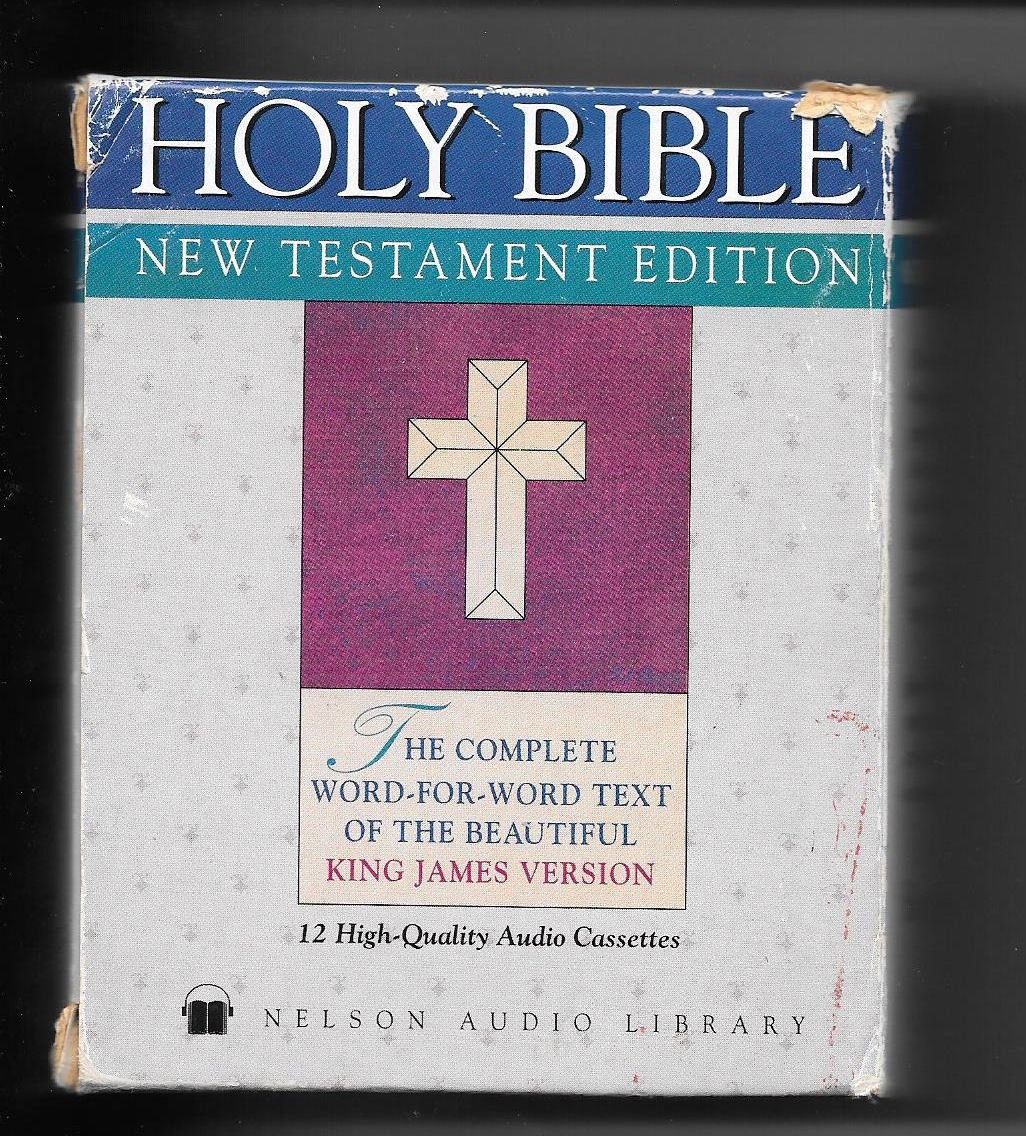 NEW TESTAMENT Holy Bible 12 cassettes NELSON AUDIO LIBRARY KJV 1993