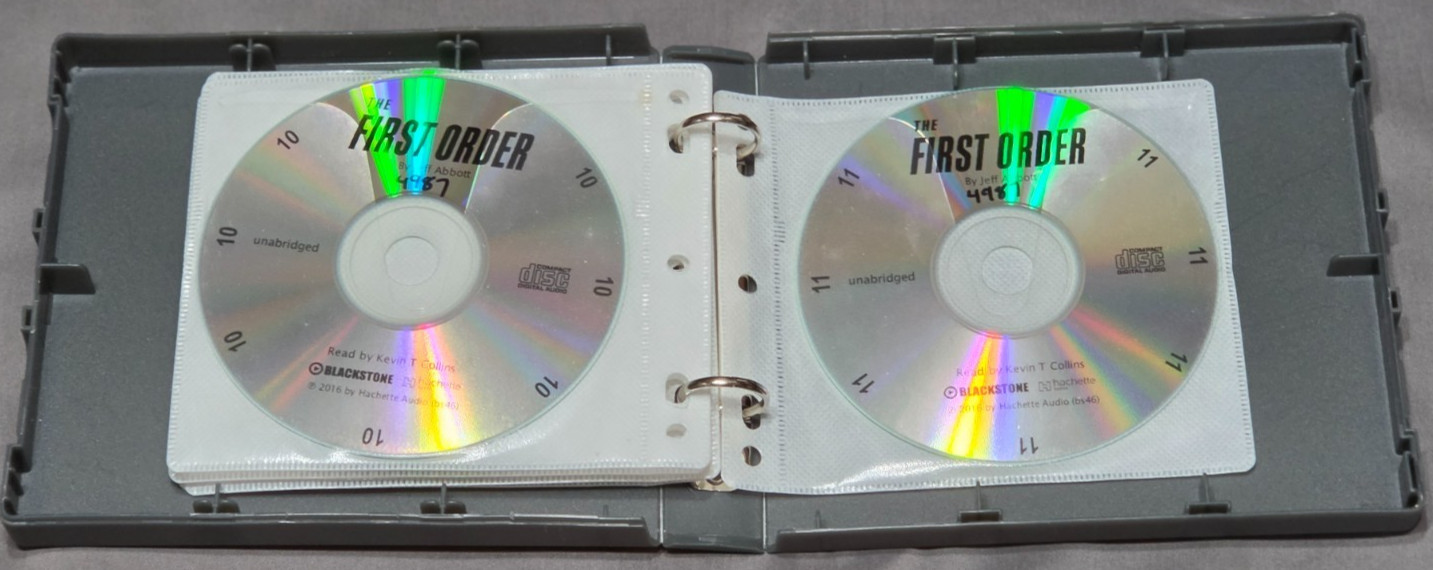 Jeff Abbott — The First Order — (2016 Hachette Audio) — 12-CD Audiobook