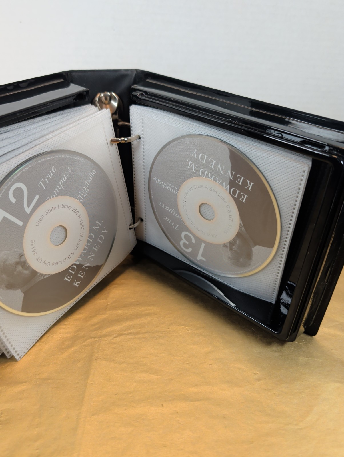 Edward Kennedy True Compass Audiobook Ex-Library CDs Memoir