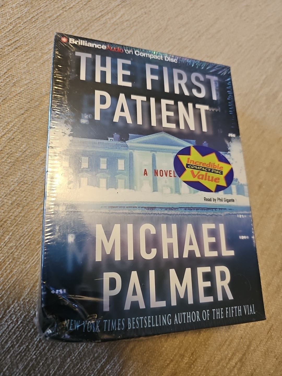 The First Patient Audiobook By Michael Palmer Audio CD Abridged New Sealed