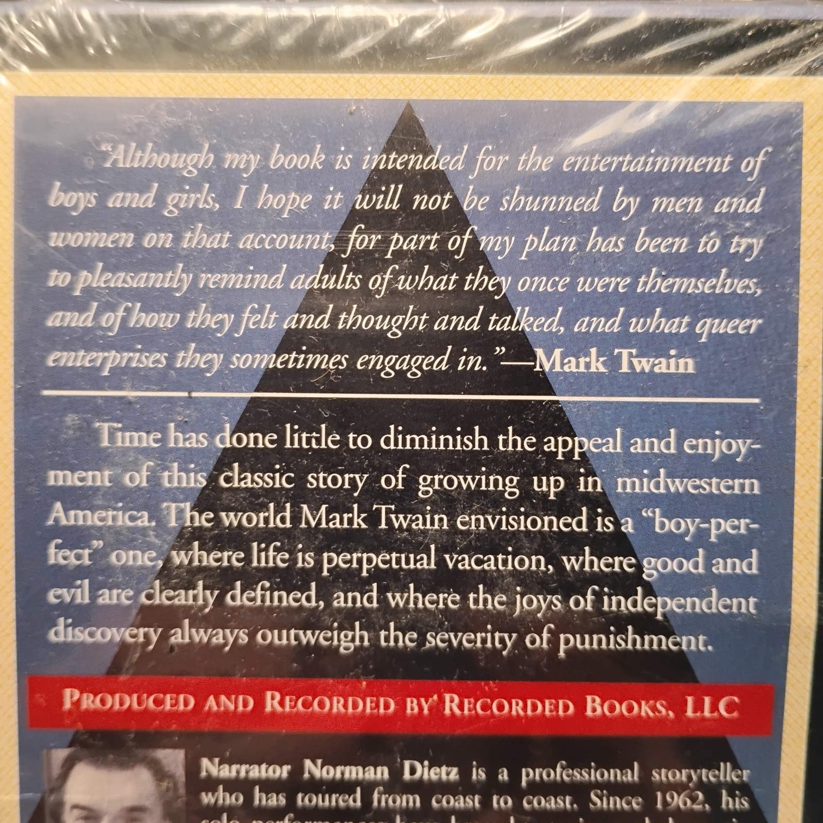 The Adventures Of Tom Sawyer By Mark Twain Narrated Norman Dietz Cassette Series