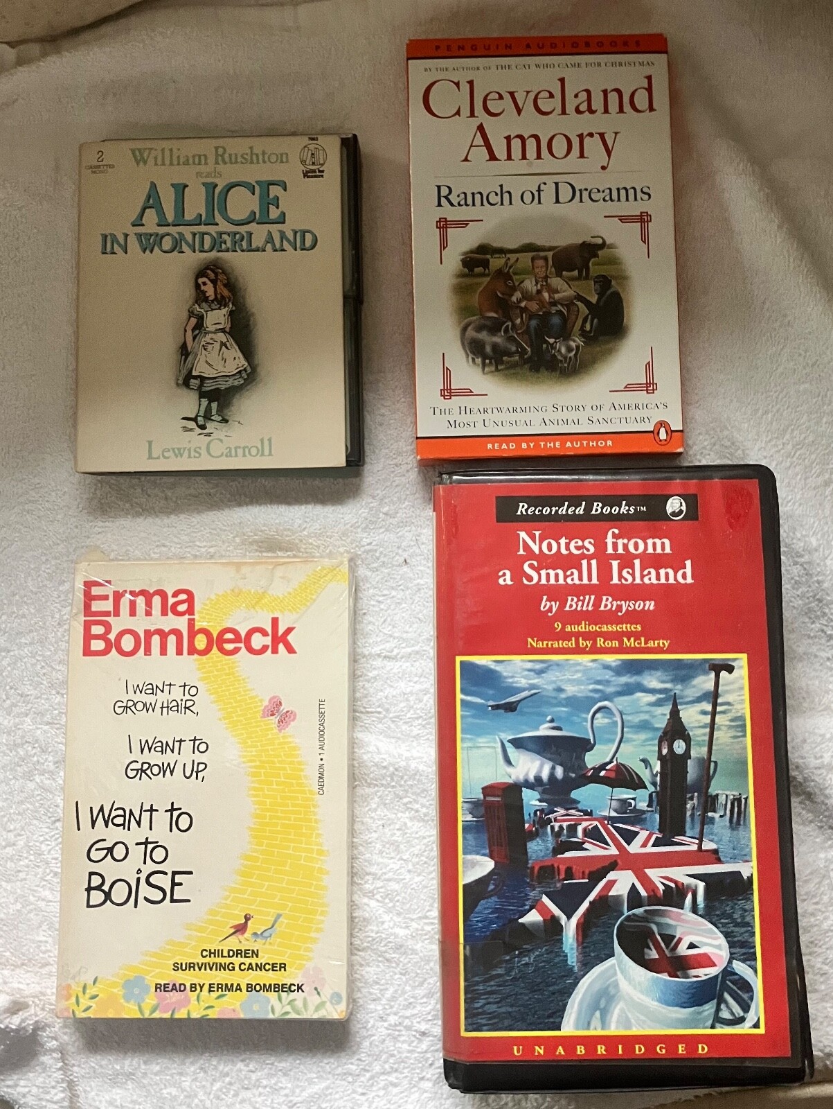 GR ZZ 12 Audiobooks on Cassette for Whole Family-Alice in Wonderland/Ranch of Dr
